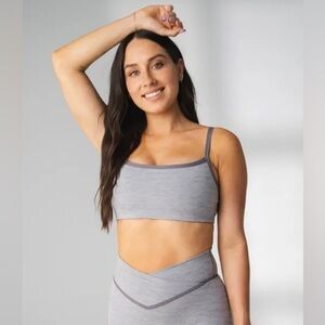 Vitality Balance Gray Daydream Sports Bra